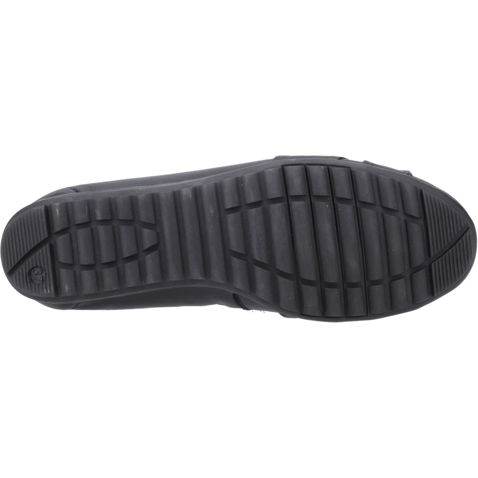 Hush Puppies Lilith Ballerines Noires En Cuir Pour Femmes