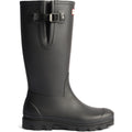 Hunter Field Downpour Adjustable Bottes De Pluie Noires En Caoutchouc Pour Hommes