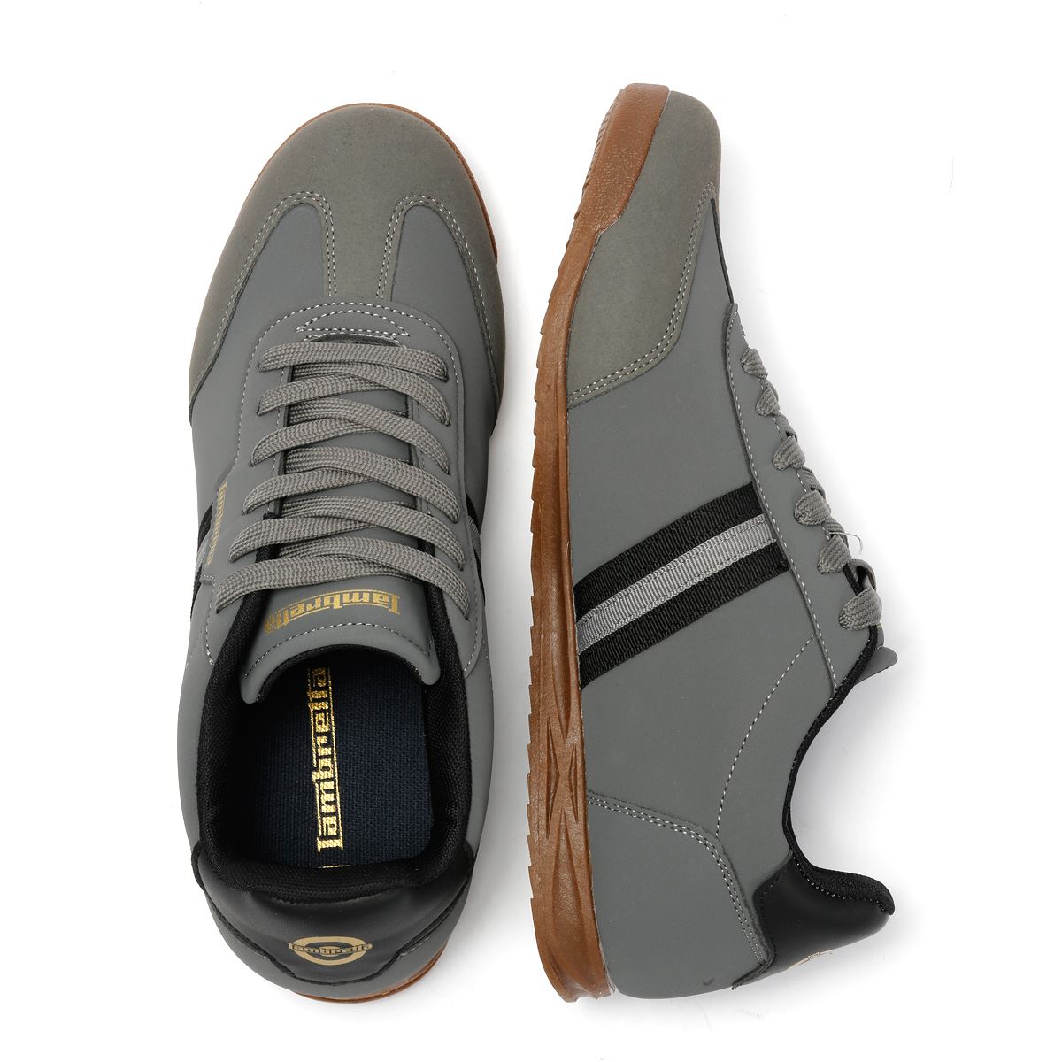 Lambretta Tackle Baskets Grises Pour Hommes