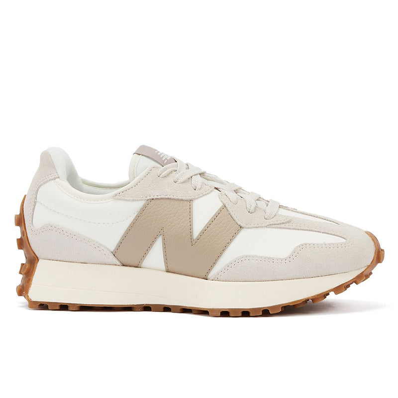 New Balance 327 Baskets Blanches En Bois Flotté