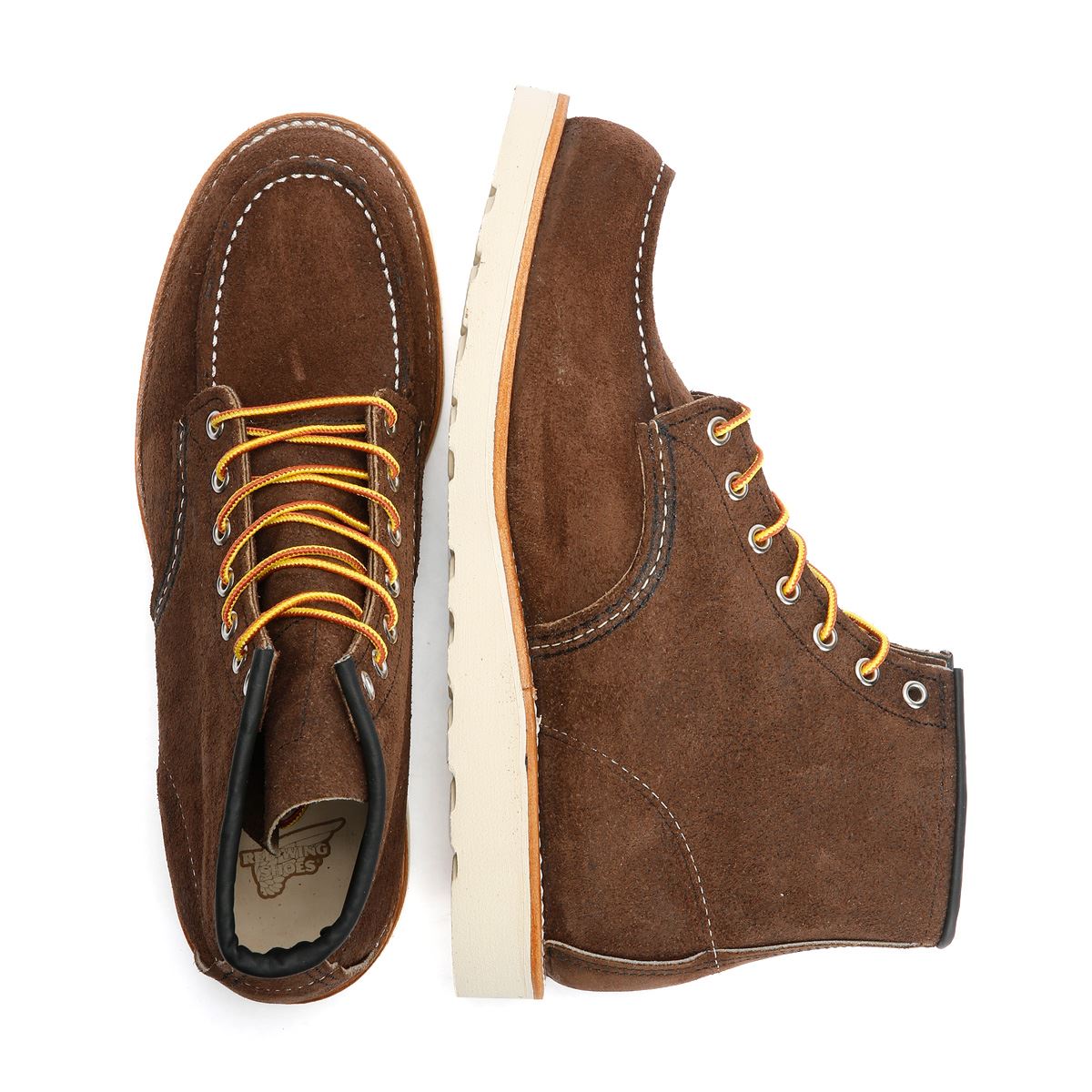 Red Wing 8836 6 Inch Moc Toe Bottes Brunes Pour Hommes En Suède