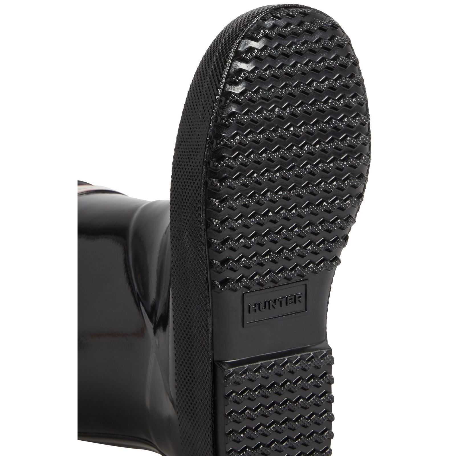 Hunter Kids First Gloss Bottes En Caoutchouc Noires Wellington
