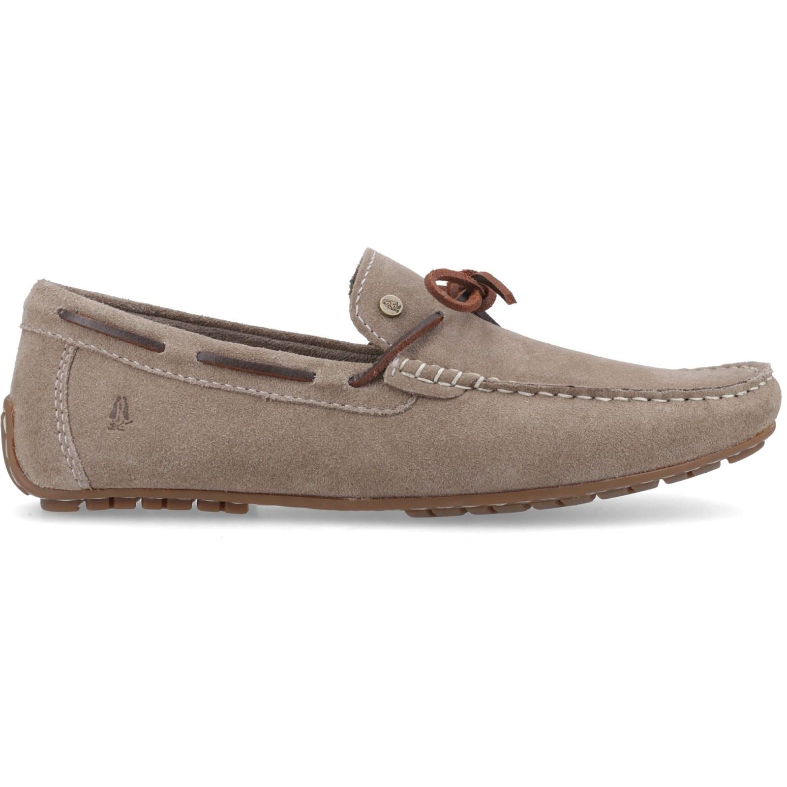 Hush Puppies Reuben Boat Shoe Chaussures Bateau En Daim Pour Homme Taupe