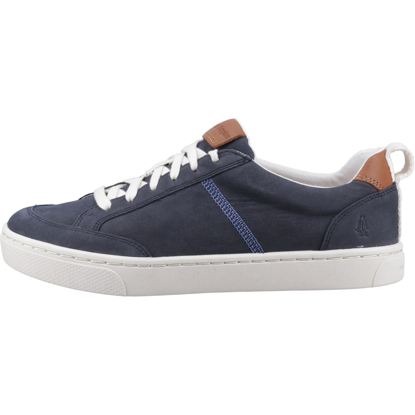 Hush Puppies The Good Low Top Baskets En Cuir Pour Homme, Bleu Marine.