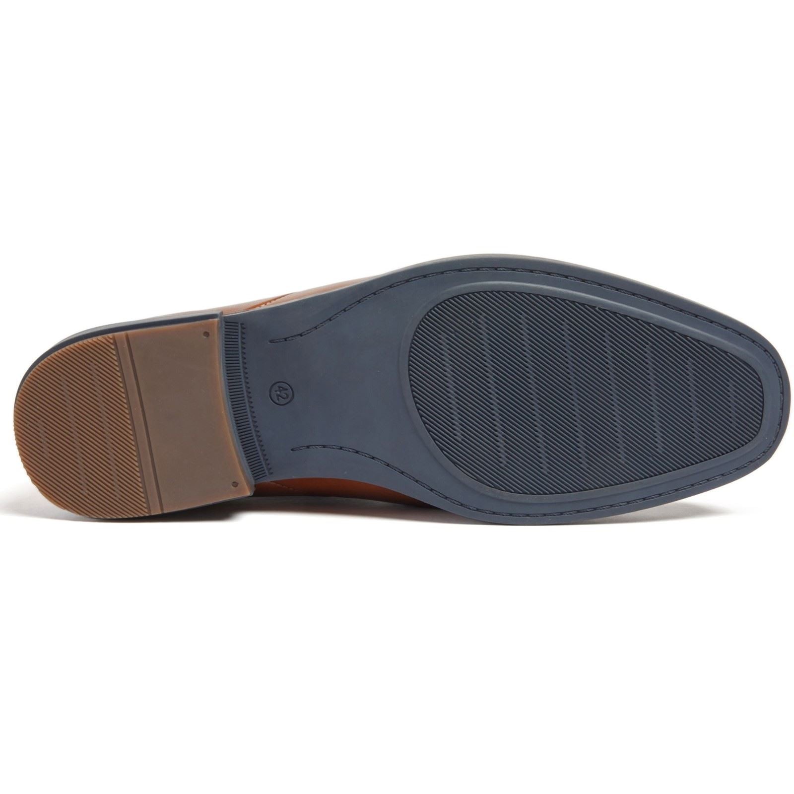 Pod Smyth Chaussures En Cuir Pour Homme À Lacets Couleur Cognac