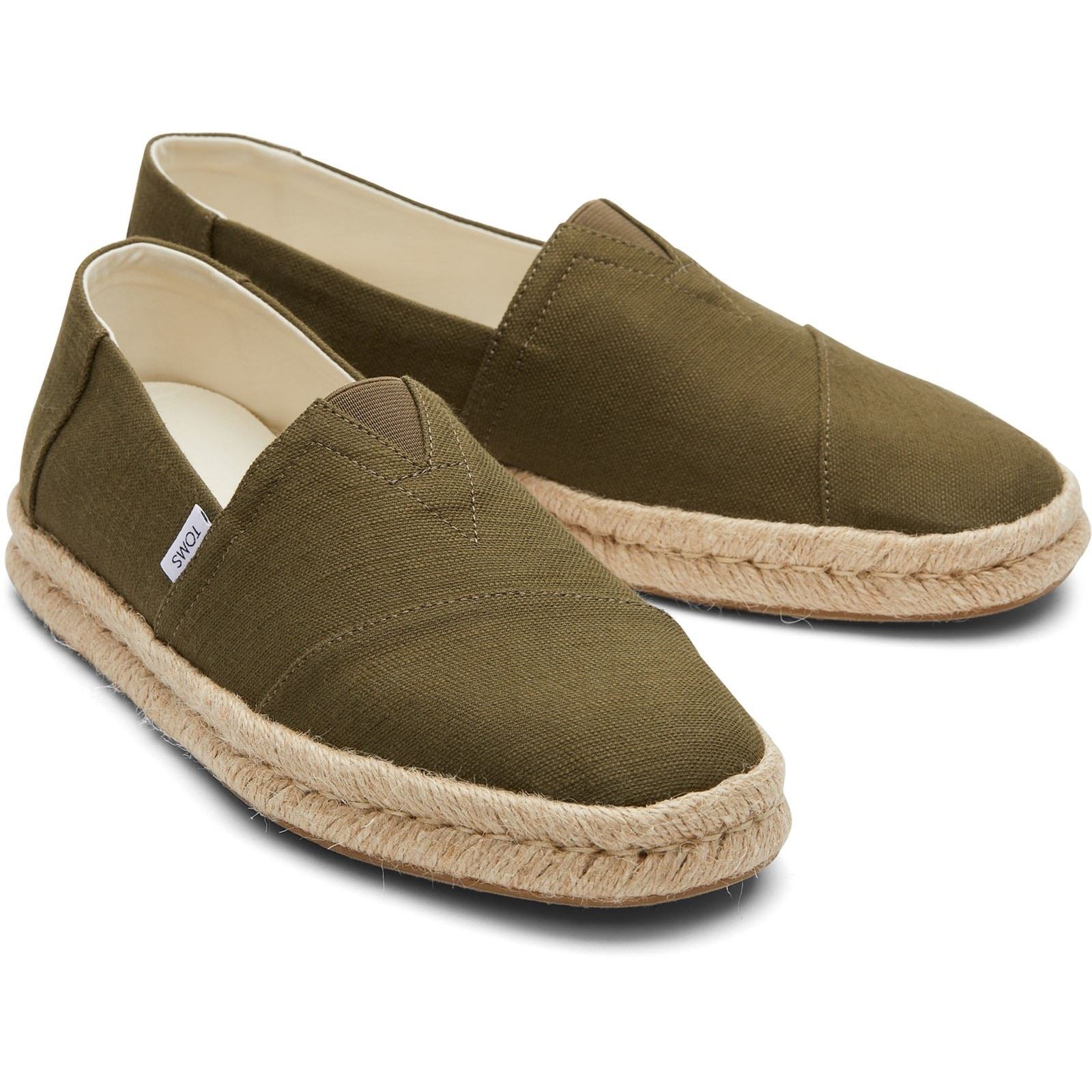 TOMS Alpargata Rope 2.0 Shoe Espadrilles En Coton Pour Hommes En Olive