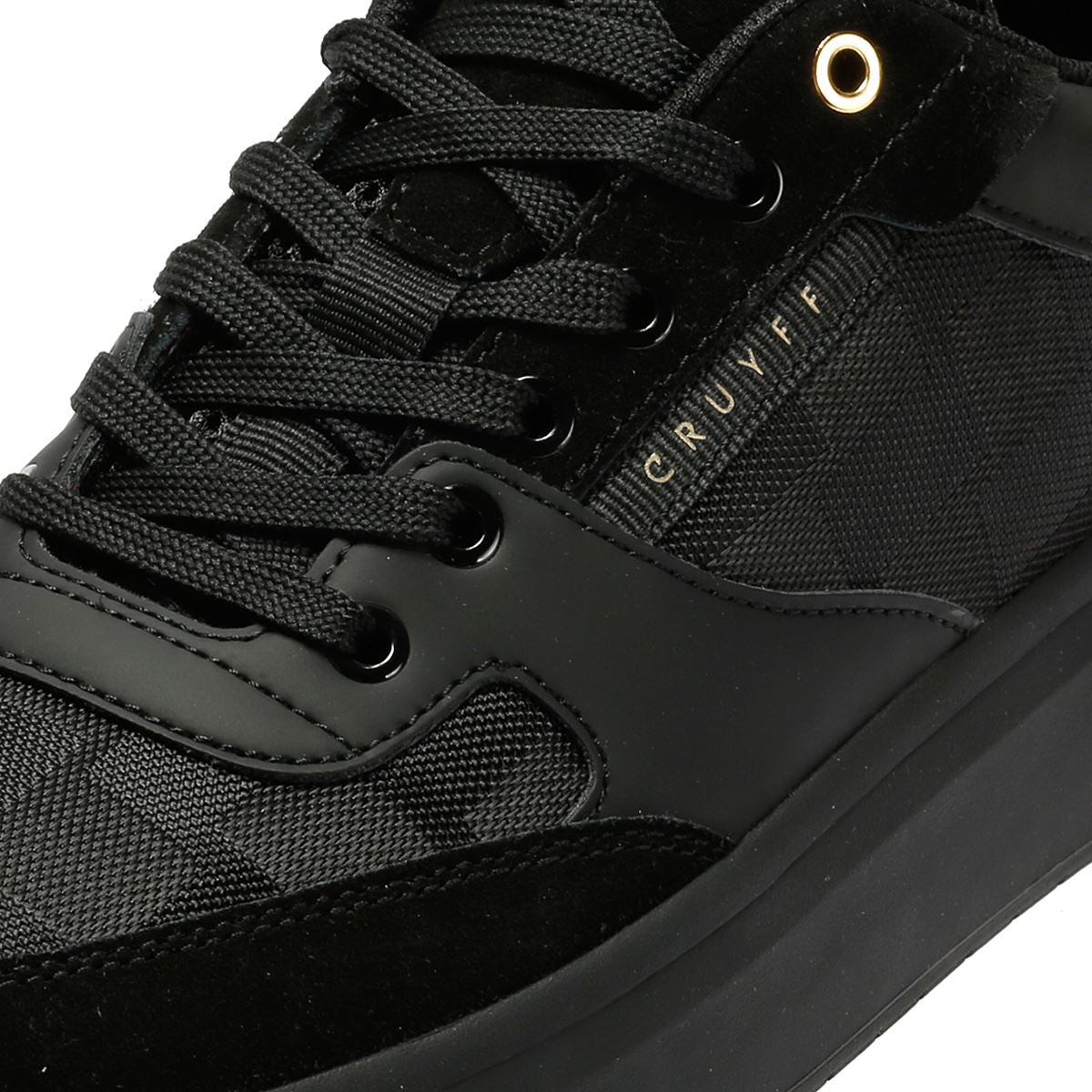 Cruyff Terra Court Baskets Noires Pour Hommes