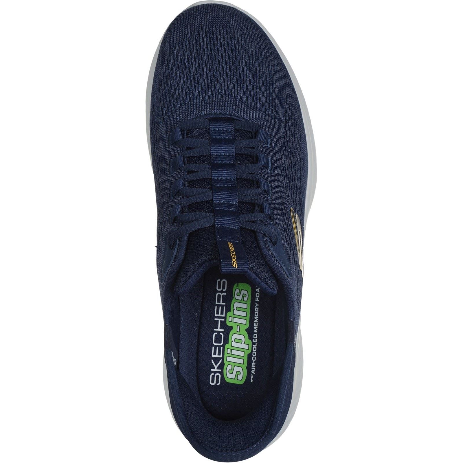 Skechers Skech-Lite Pro Primebase Chaussures De Sport Bleues/Jaunes Pour Hommes