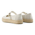 TOMS Carolina Mary Jane Espadrilles Naturelles Pour Femmes En Nylon