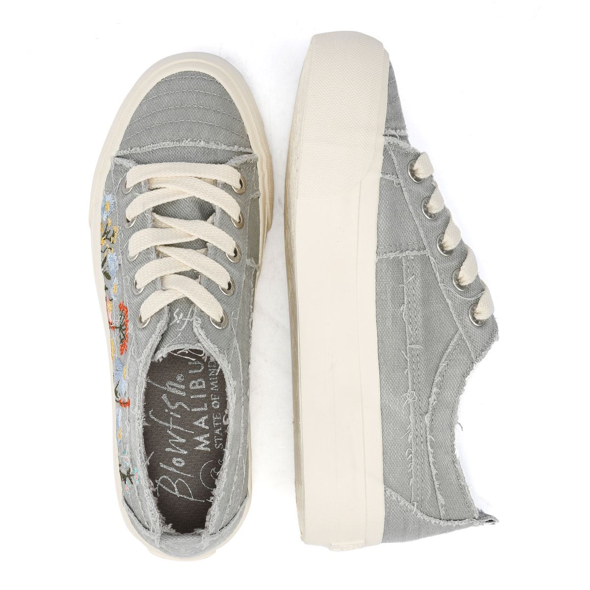 Blowfish Malibu Sadie Sun Chaussures De Sport Grises Pour Femmes