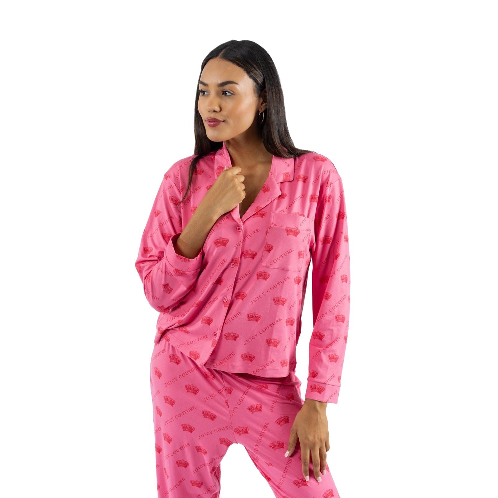 Juicy Couture Estelle & Nolan Ensemble De Vêtements D'intérieur En Polyester Pour Femmes, Rose