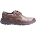 Hush Puppies TRITON LACE UP Chaussures En Cuir Marron À Lacets Pour Homme