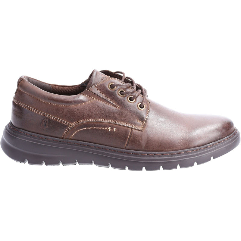 Hush Puppies TRITON LACE UP Chaussures En Cuir Marron À Lacets Pour Homme