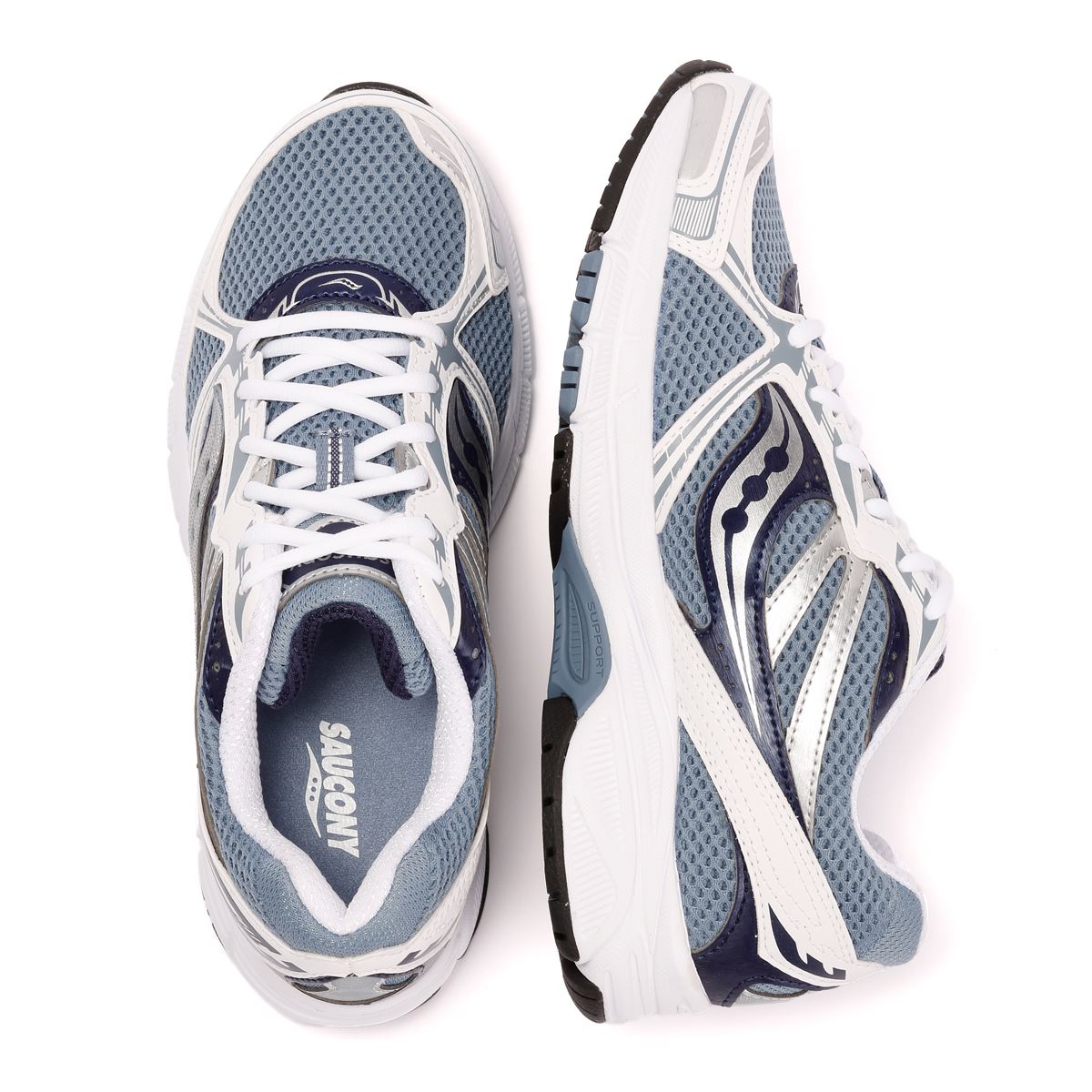 Saucony Grid Legacy Baskets Bleues Pour Femmes