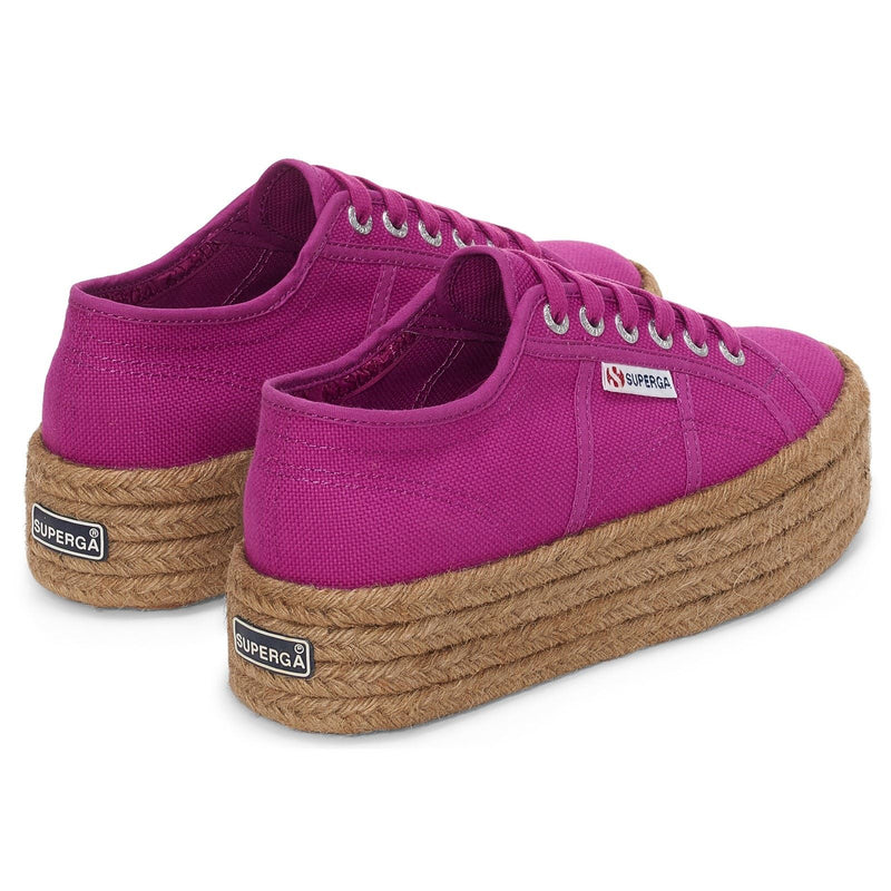 Superga 2790 Rope Baskets Violet Pour Femmes En 100% Coton