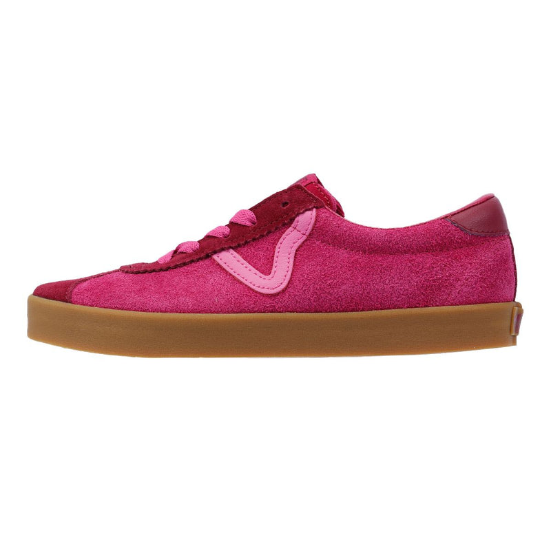 Vans Sport Low Baskets Femme En Daim Rose
