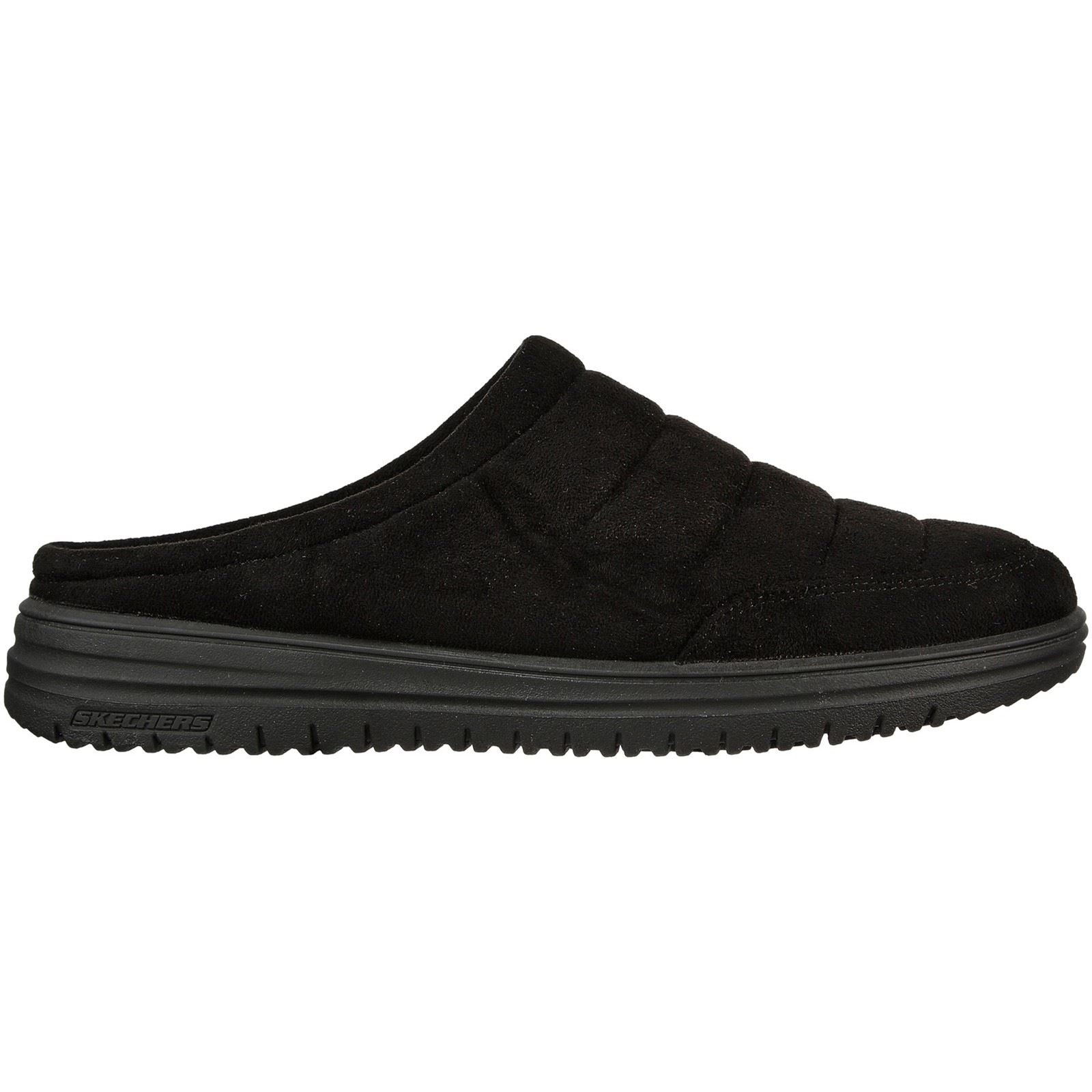 Skechers Relaxed Fit: Murette Garvanza Mules Pour Hommes En Microfibre Noire