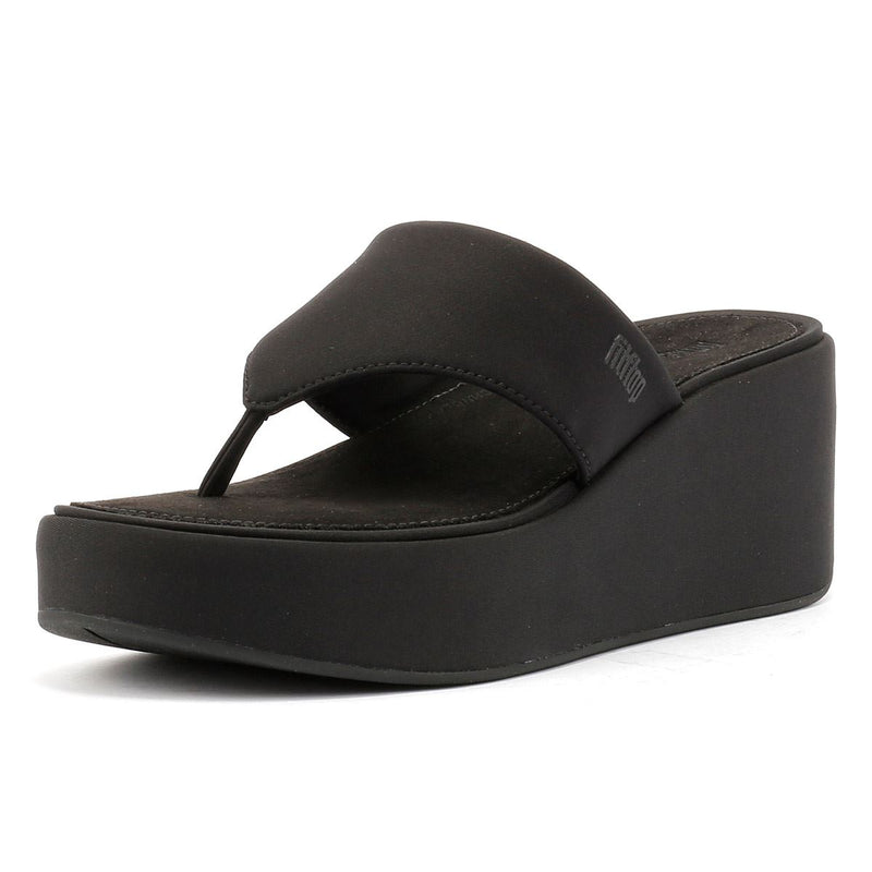 FitFlop Platfforms Wedge Sandales Noires Pour Femmes