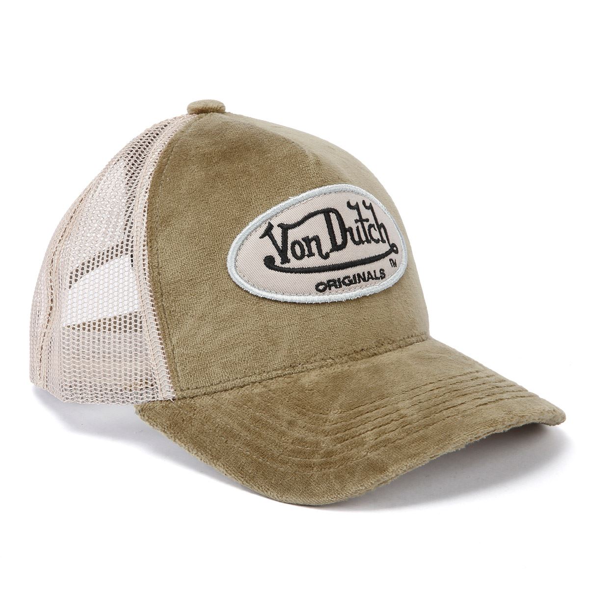 Von Dutch Trucker Kent Casquettes Kaki / Sable En Coton