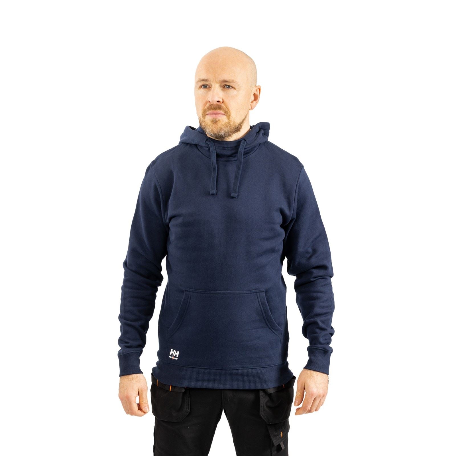Helly Hansen Workwear Manchester Sweat À Capuche Bleu En Coton Pour Homme