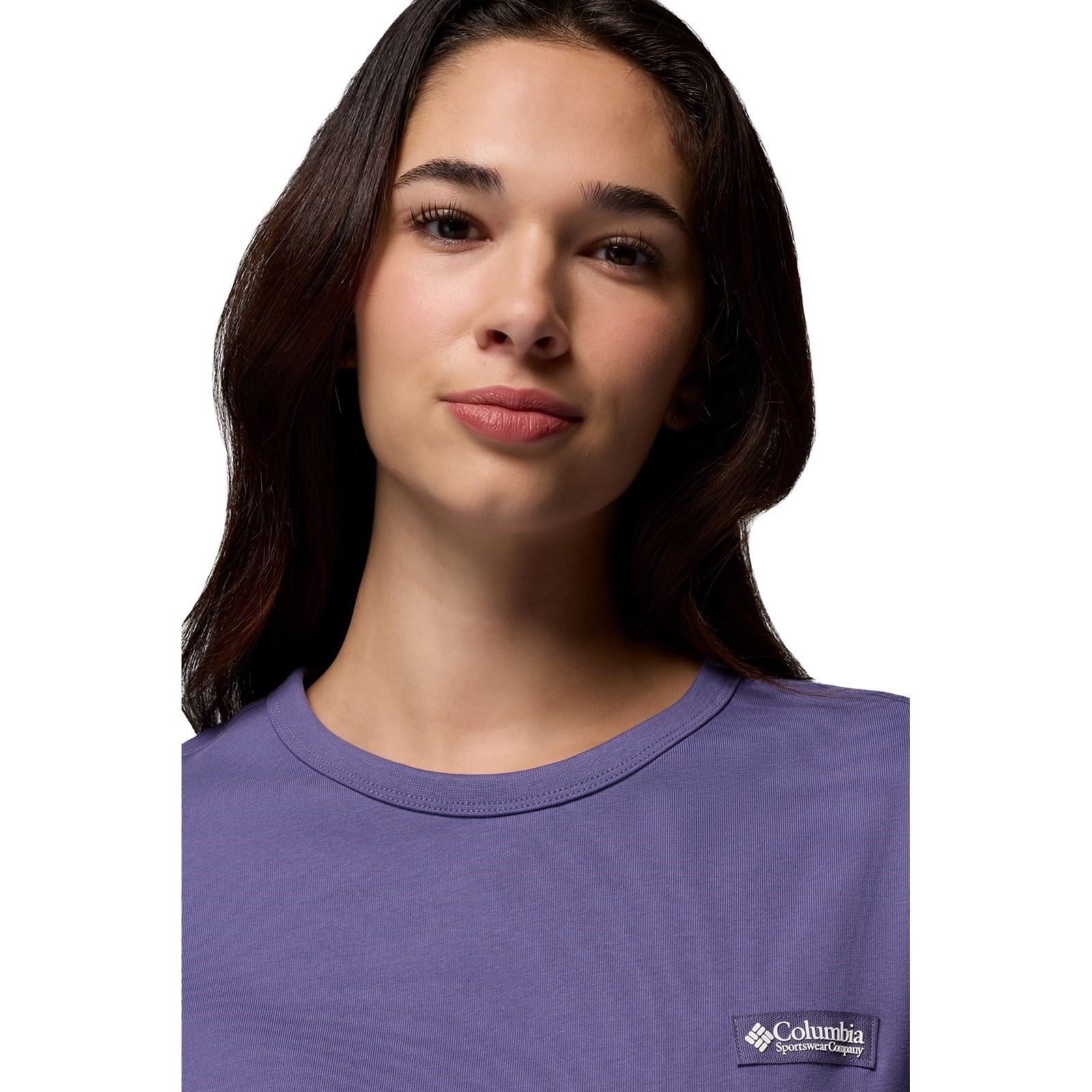 Columbia CSC Heavyweight Graphic Tee T-Shirt En Coton Pour Femmes Violet