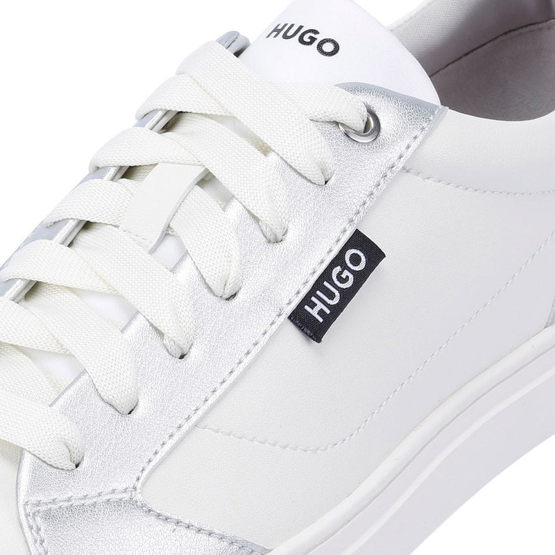 Hugo Morrie Tennis Baskets Blanches Pour Femmes