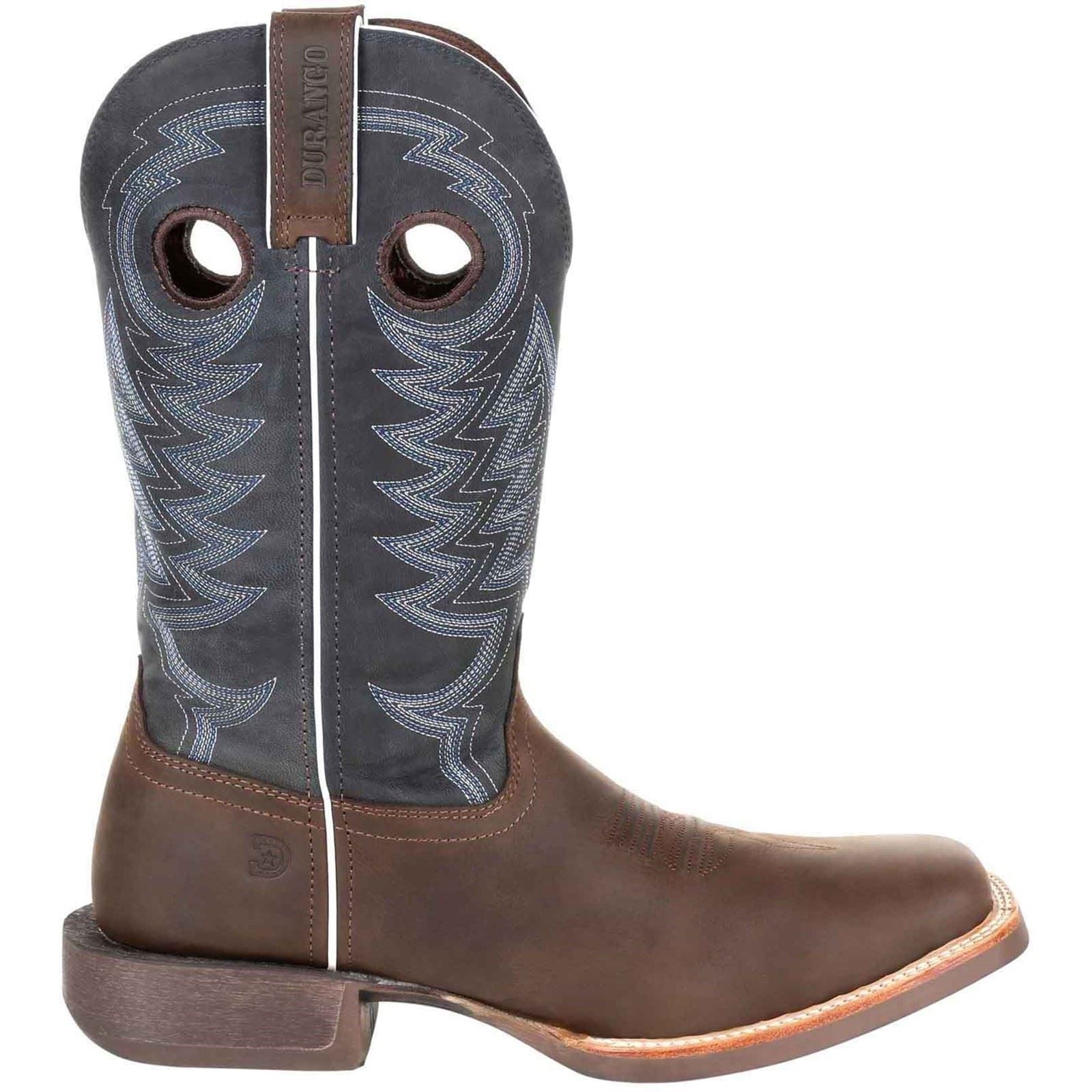 Durango Rebel Pro Bottes Pour Hommes En Cuir Belge Marron/bleu Denim