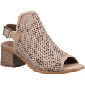 Hush Puppies Louise Heeled Sandales Pour Femmes En Cuir Taupe
