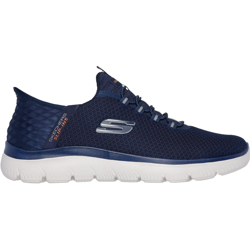 Skechers Summits - High Range Baskets En Polyester Pour Homme, Couleur Marine