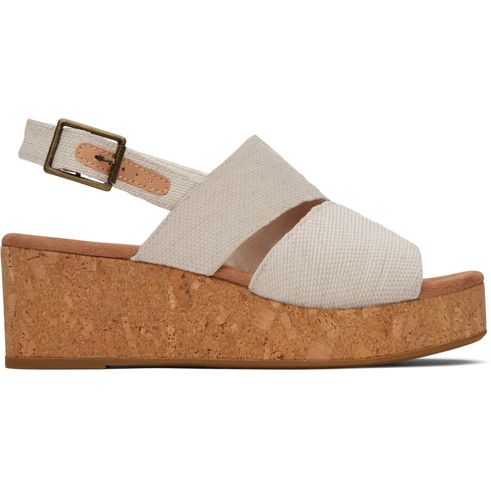 TOMS Claudine Wedges Naturelles Pour Femmes