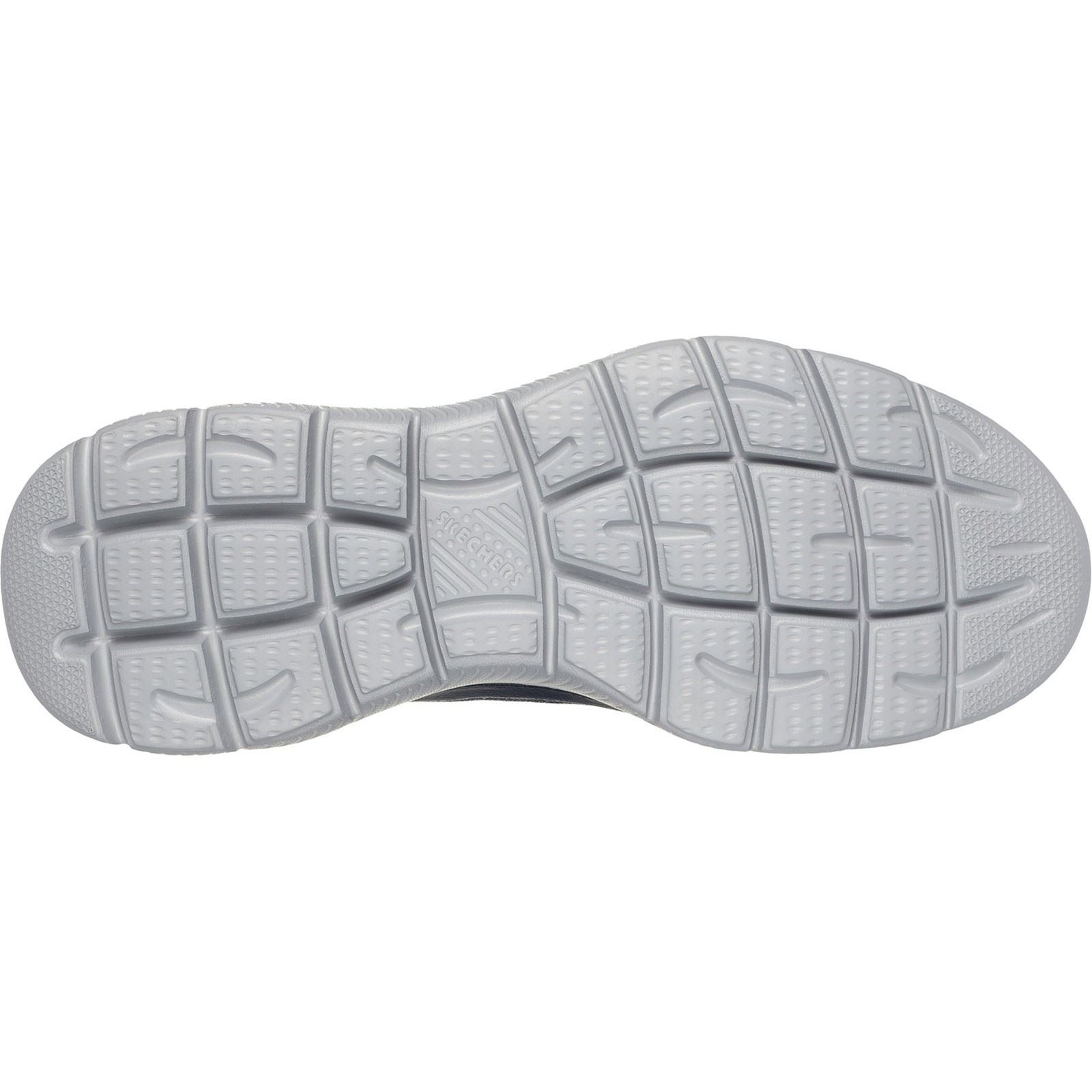 Skechers Summits Key Pace Baskets Homme En Toile Bleu Marine