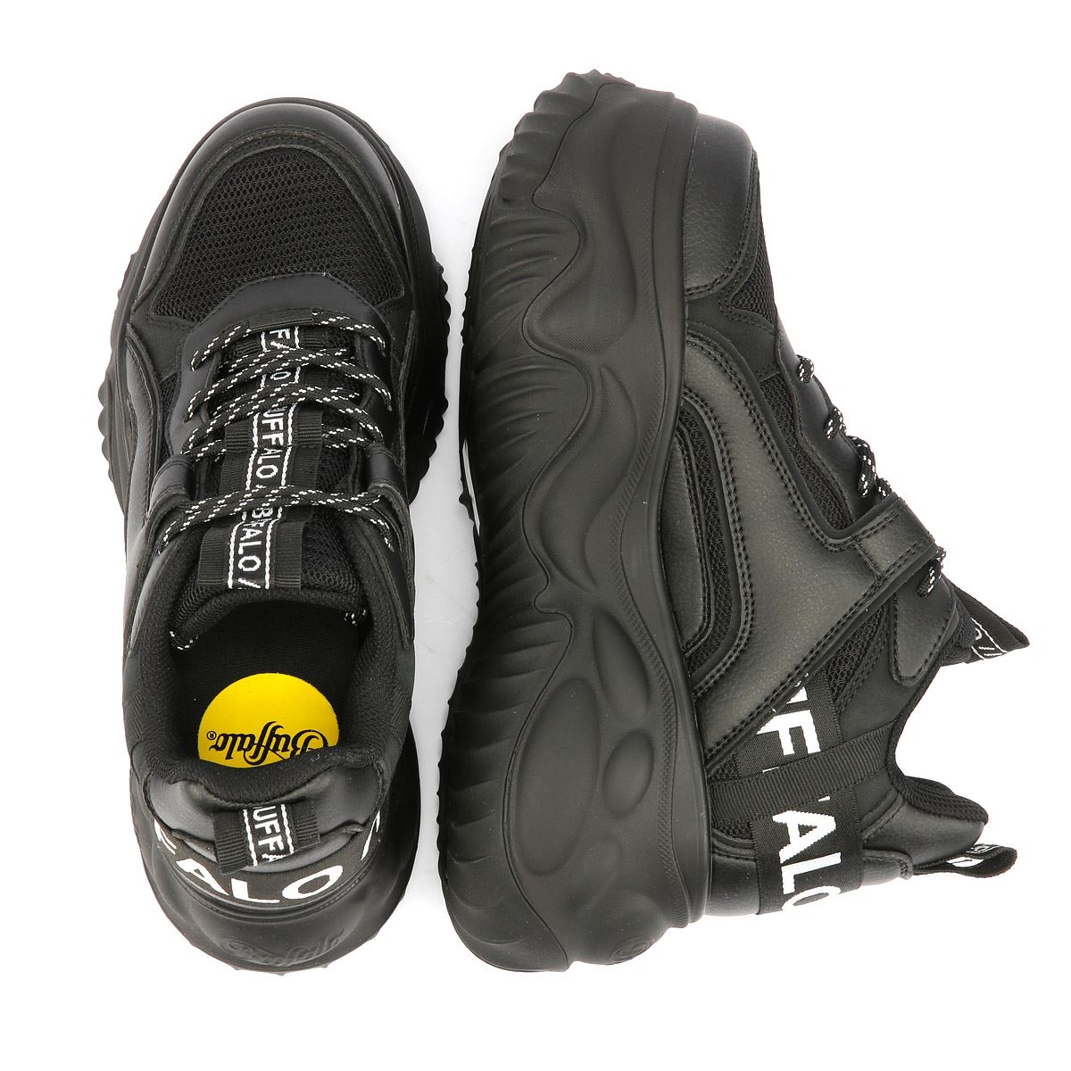 Buffalo Blader Matcha Baskets Noires Pour Femmes