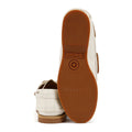 Timberland Classic 2 Eye Chaussures Blanches En Cuir Pour Femmes