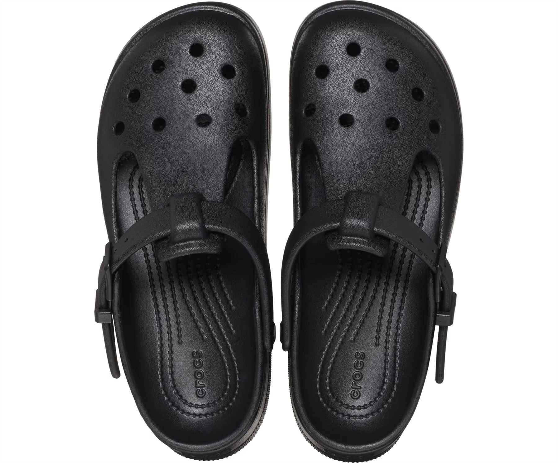 Crocs Classic Mary Jane Chaussures Noires Pour Femmes