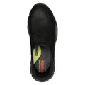 Skechers Respected Elgin Chaussures Mocassins Noires En Cuir Pour Hommes