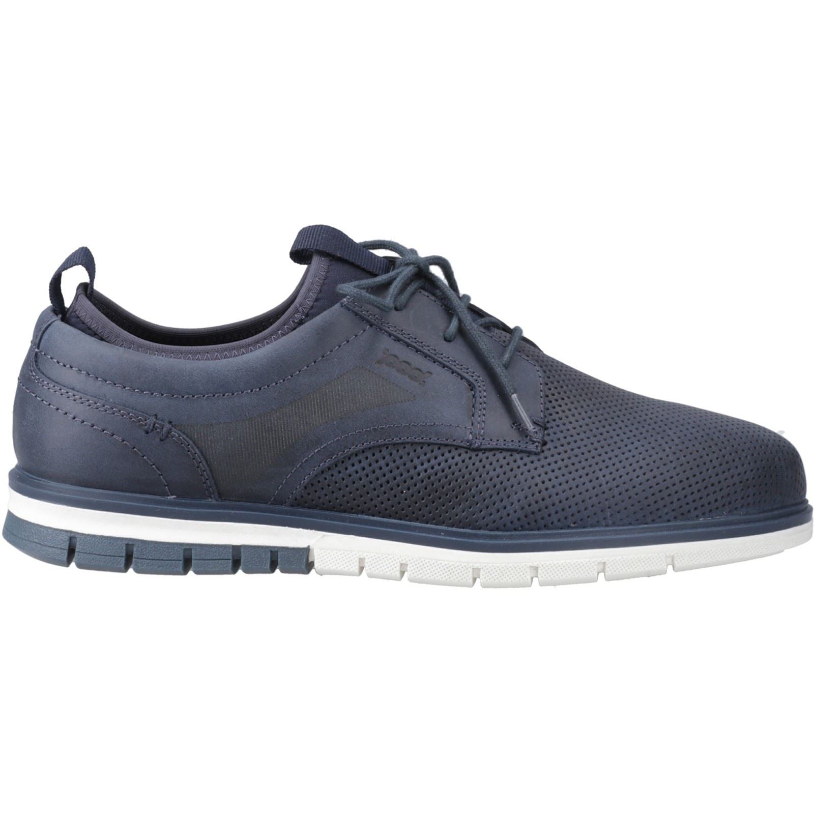 Pod Murphy Chaussures À Lacets En Cuir Pour Hommes, Bleu Marine