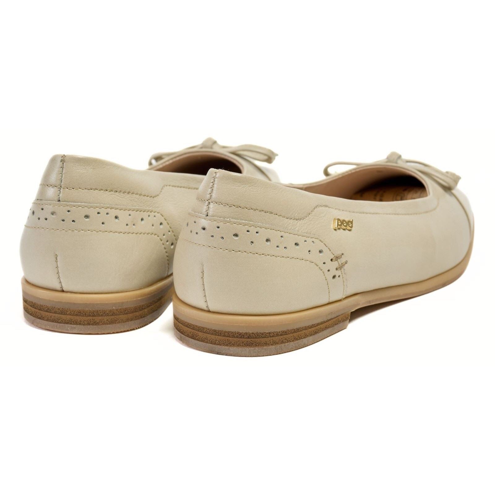 Pod Priya Femmes, Ballerines En Cuir Taupe