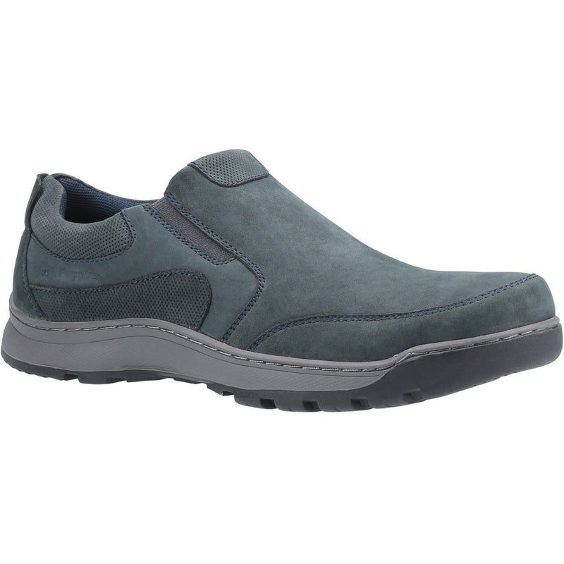 Hush Puppies Jasper Mocassins En Nubuck Bleu Marine Pour Hommes