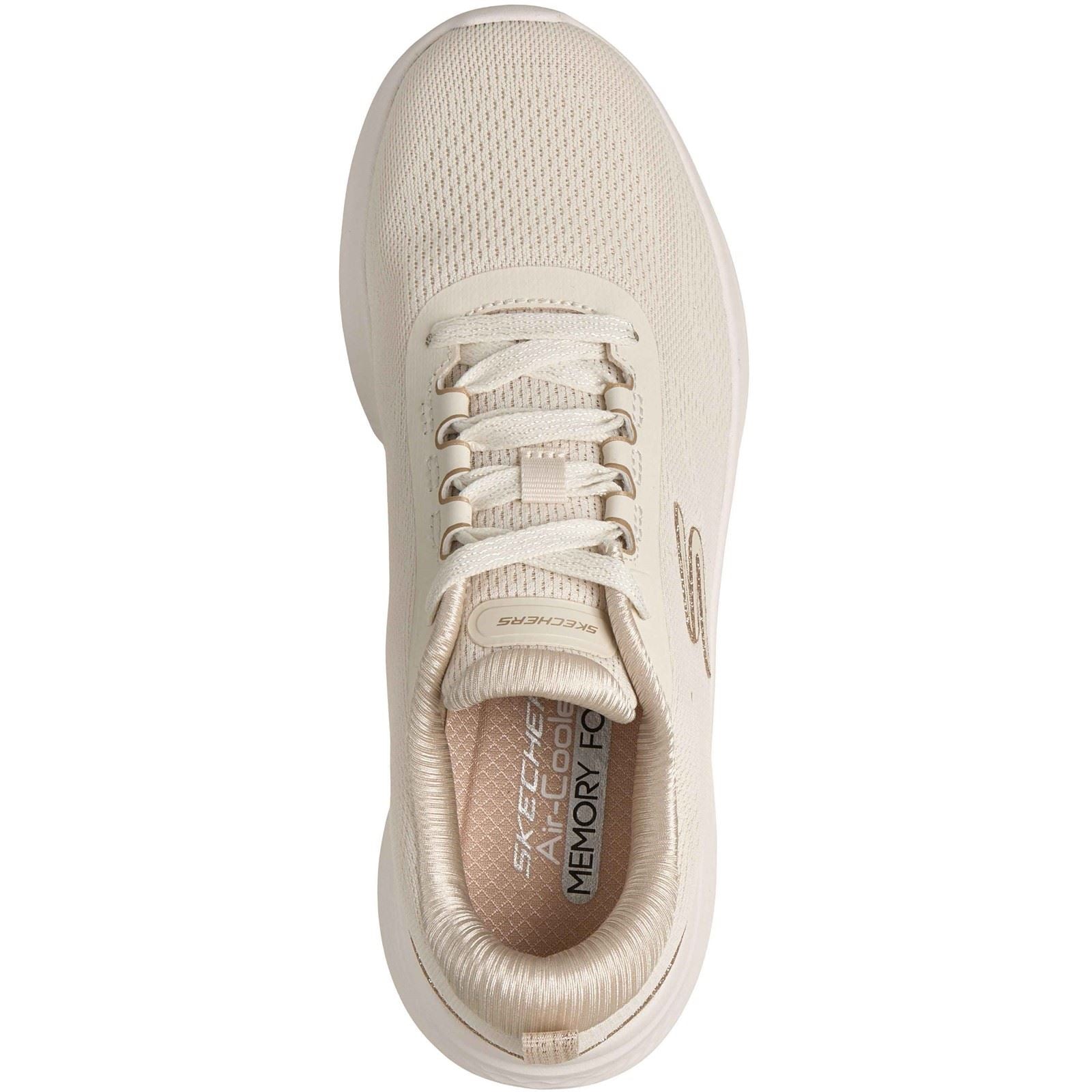 Skechers Skech-Lite Pro 2.0 Baskets En Polyester Pour Femmes En Naturel/Or