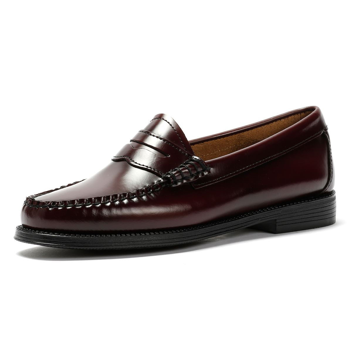 G. H. Bass Weejun II Mocassins Rouges En Cuir Pour Femmes