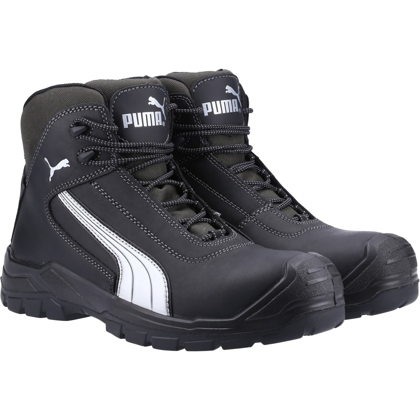Puma Safety  Bottes De Sécurité Cascades Mid En Cuir Noir