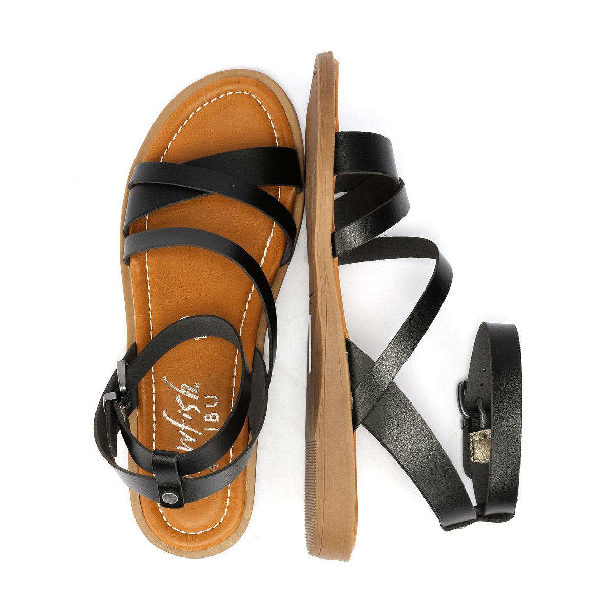 Blowfish Malibu Daffodil Sandales Noires Pour Femmes