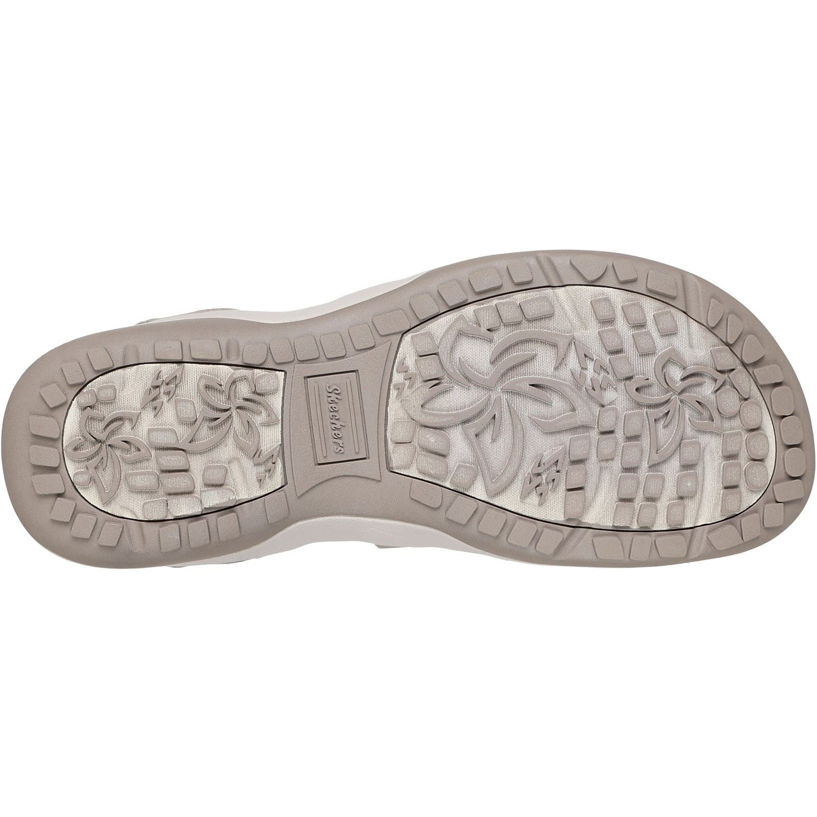 Skechers Reggae Slim - Stretch Flex Sandales Taupe Pour Femmes