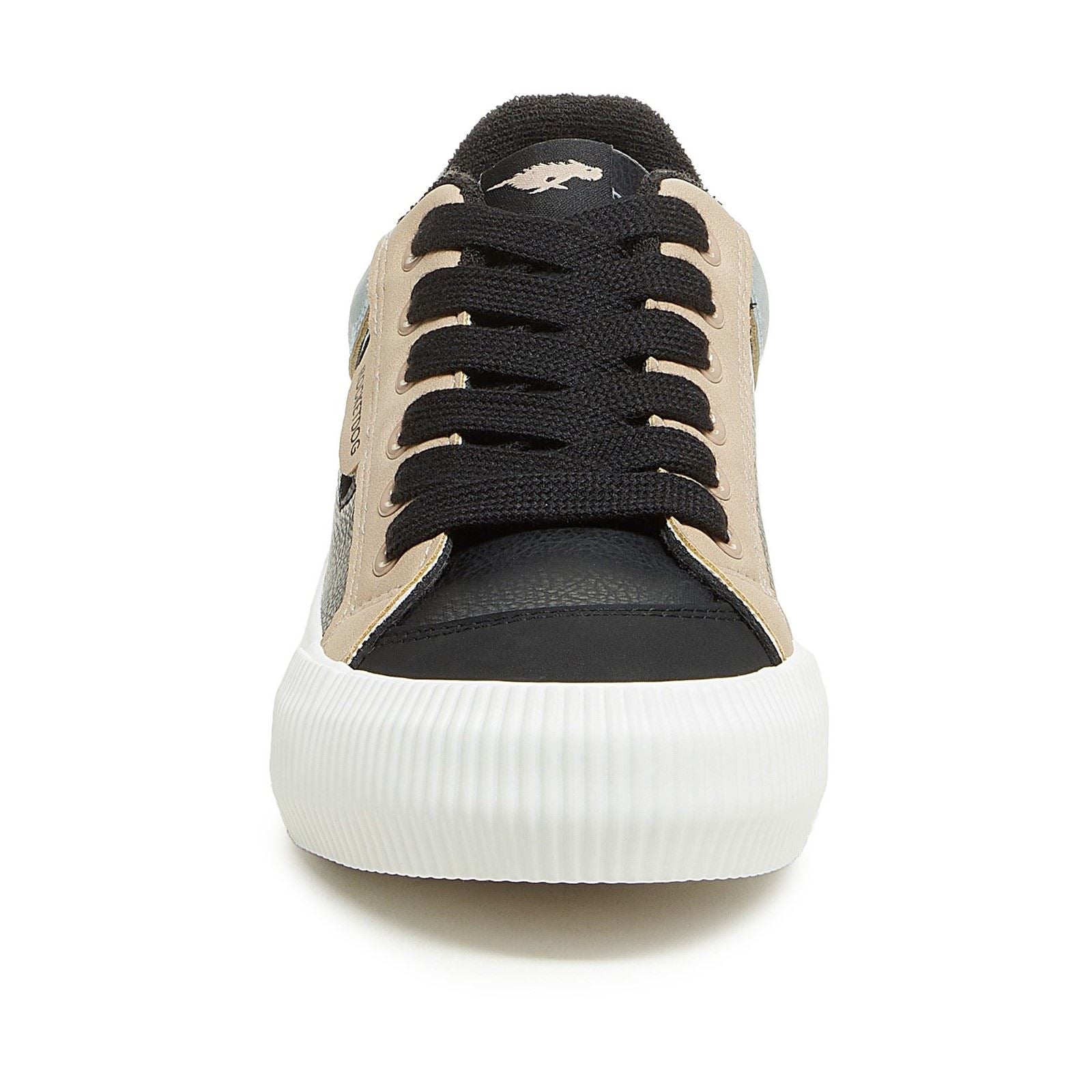 Rocket Dog Cheery Blocked Sporty Baskets Combinées Noires Pour Femmes