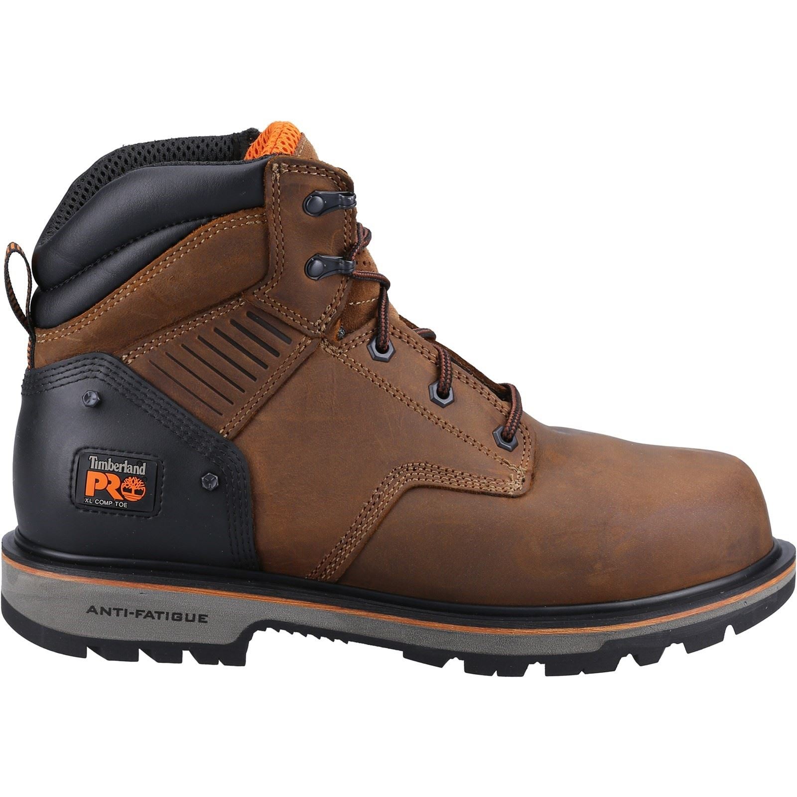 Timberland Pro  Bottes De Sécurité En Cuir Marron Ballast