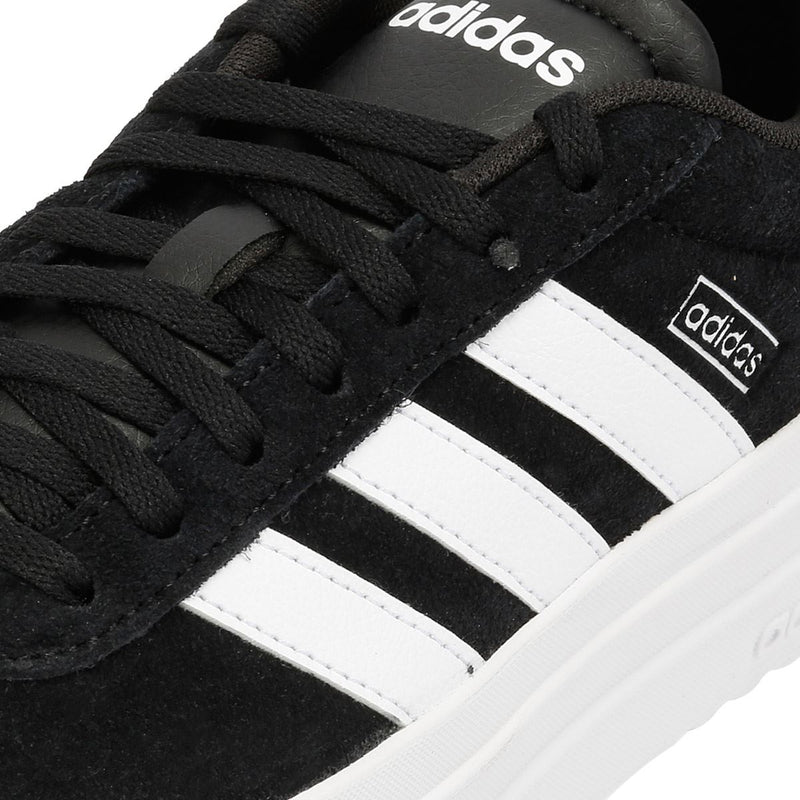 Adidas VL Court Bold Baskets Noires En Cuir Pour Femmes