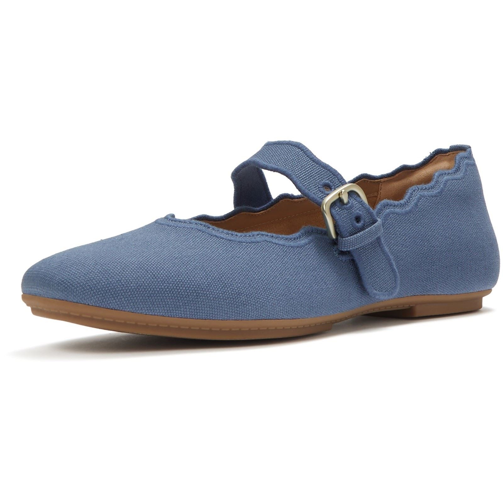 Fitflop Delicato Wave-Edge Chaussures En Polyester Pour Femmes Cosmic Blue