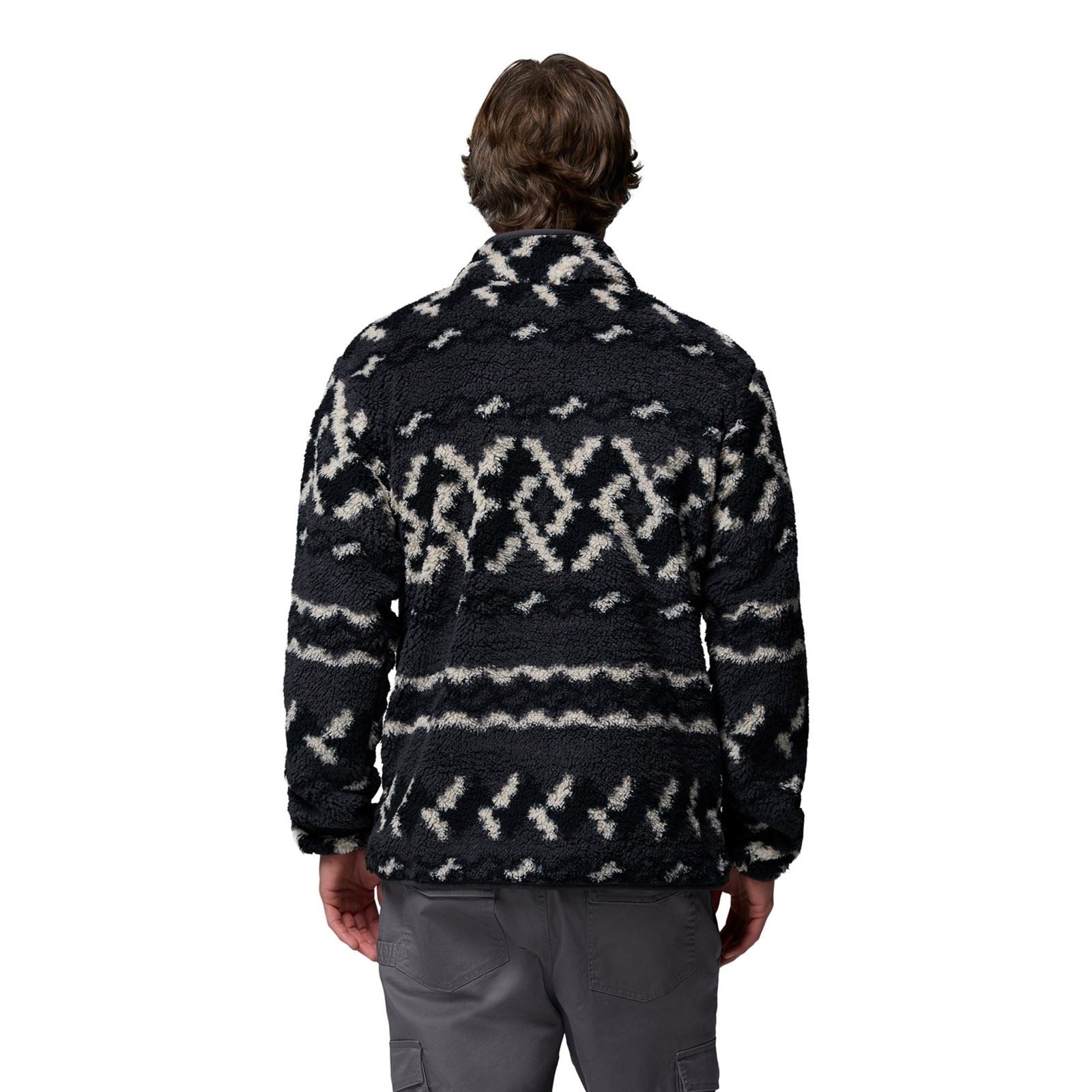 Columbia Rugged Ridge High Pile Half Zip Pull En Polaire Noir Pour Homme