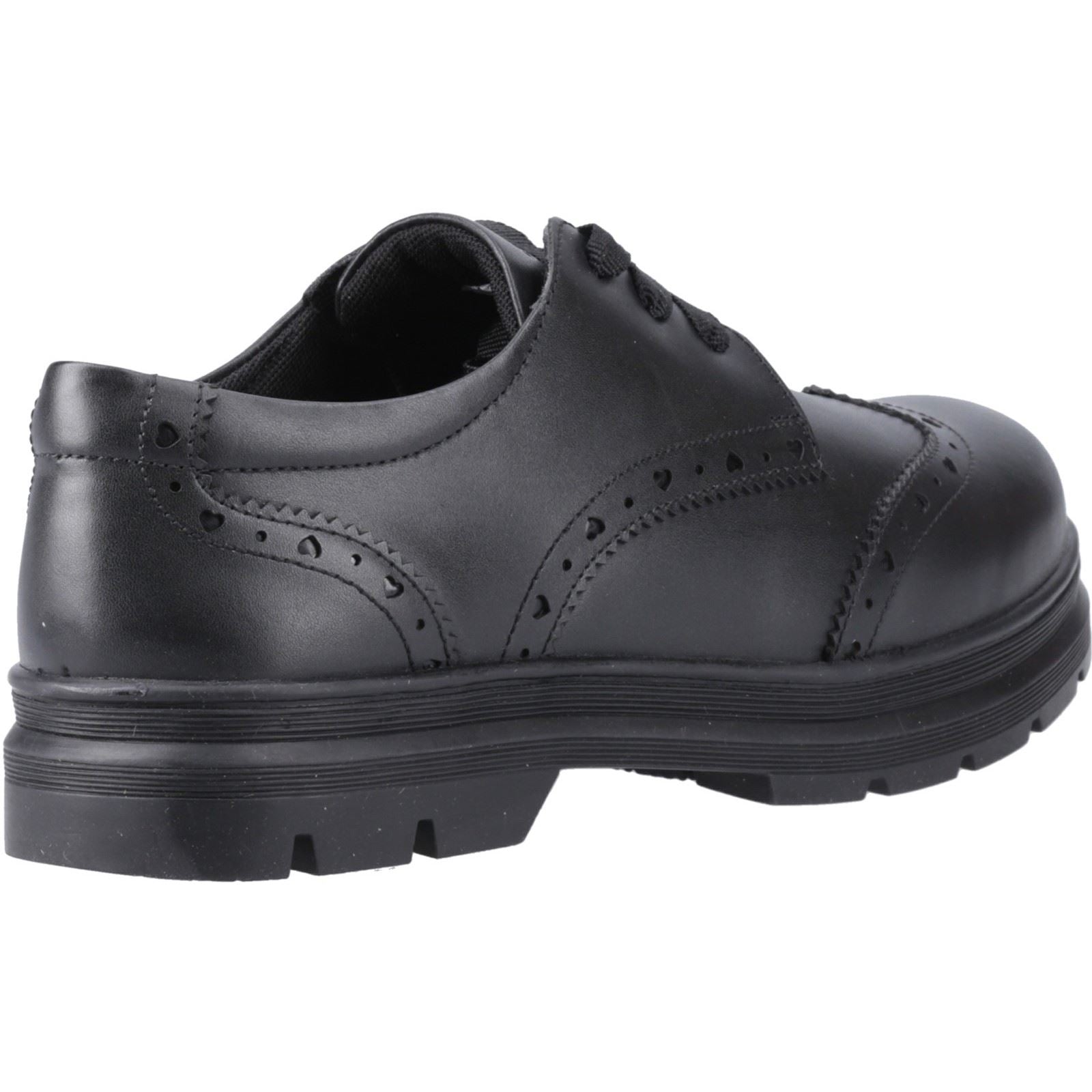 Pod Fiona Chaussures Noires Pour Filles En Cuir