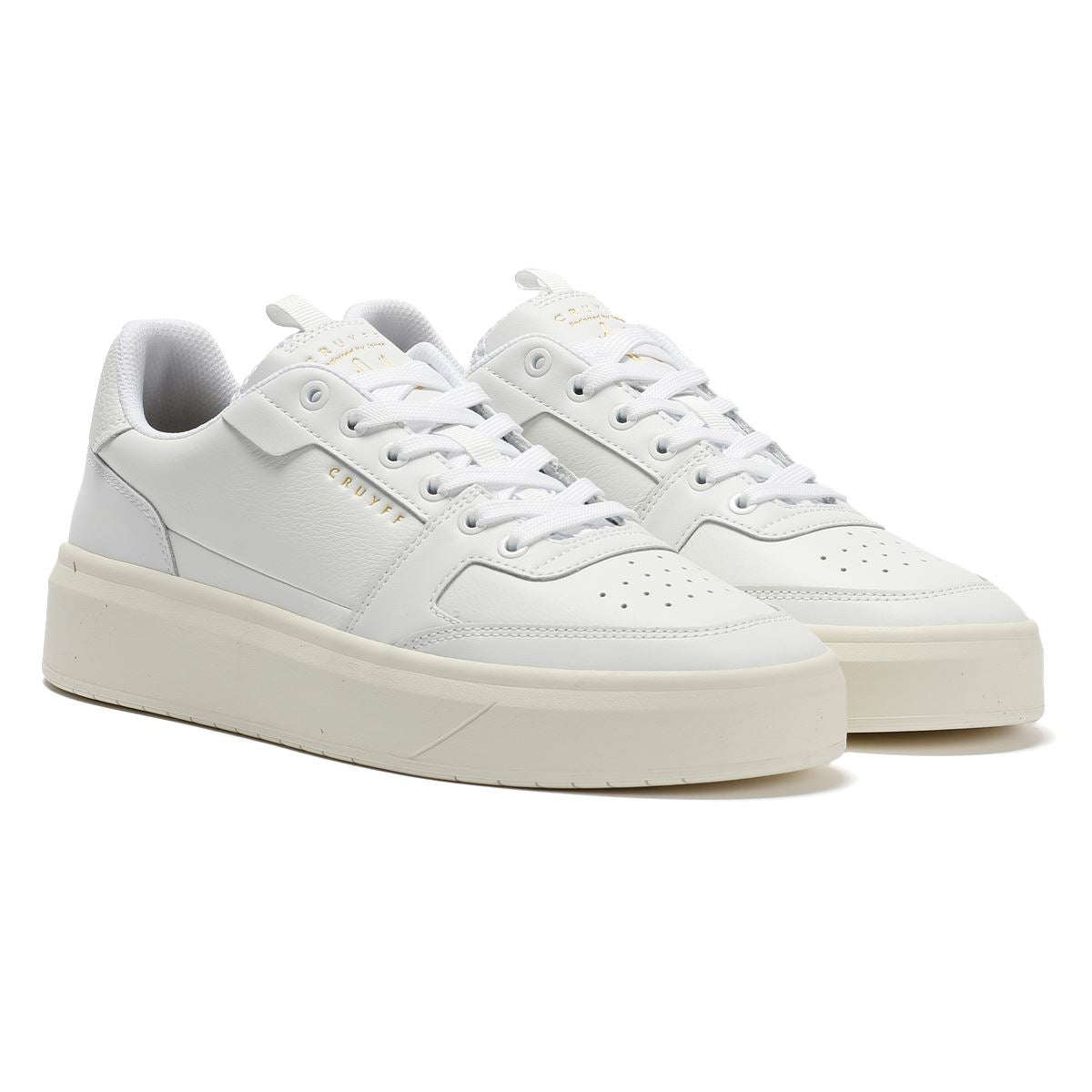Cruyff Endorsed Pro Baskets Blanches Pour Hommes